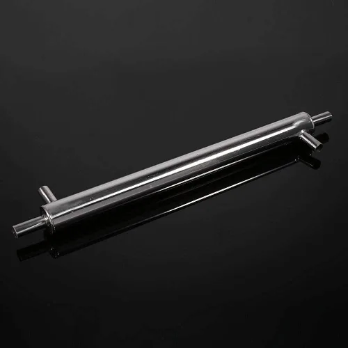 Vista 3 de Fdit Condensador del destilador más fresco, tubo externo del tubo de enfriamiento del acero inoxidable 304 para la cervecería casera