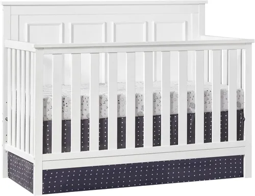 Vista 8 de Oxford Baby Bennett - Cuna convertible 4 en 1, gris rústico, certificado GreenGuard Gold Gris (rustic gray)