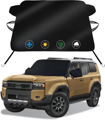 Vista 69 de Cubierta de nieve para parabrisas para Toyota Sequoia 2023-2025 2026/Toyota Tundra 2022-2025 2026 Limited SR5 Platinum TRD Pro Pickup Cubierta
