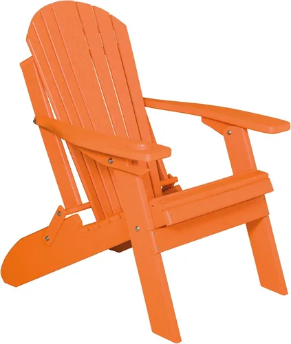 Vista 30 de Furniture Barn USA Silla Adirondack plegable de polietileno, azul Aruba Azul (Aruba Blue)