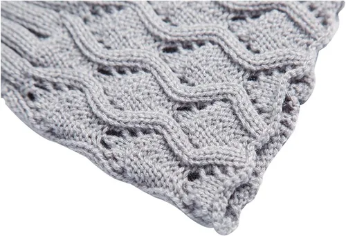 Vista 4 de uxcell Calentadores de pierna acanalados para mujer, diseño de punto, cálidos, gruesos, hasta la rodilla