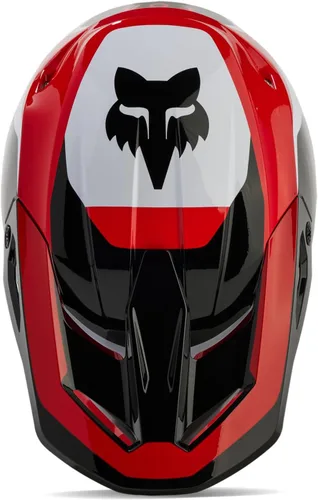 Vista 4 de Fox Racing Casco unisex para motocross V1, rojo fluorescente, XS