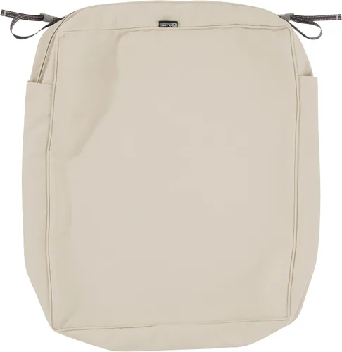 Vista 11 de Classic Accessories Montlake - Funda deslizante para cojín de asiento rectangular resistente al agua de 21 x 19 x 5 pulgadas para exteriores, funda