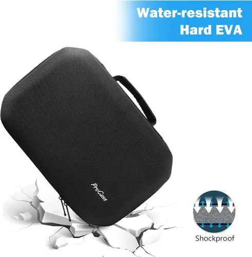 Vista 5 de ProCase Eva - Funda protectora para Oculus Quest 2, accesorios de controlador de Gamepad, bolsa de transporte dura a prueba de golpes, funda