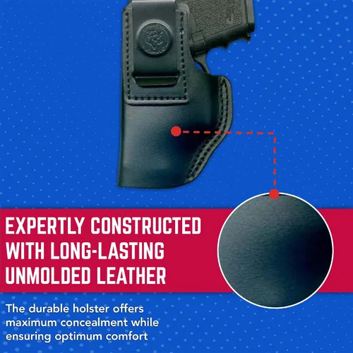 Vista 5 de DeSantis Gunhide Insider Funda Para Glock 26/27 Mano Izquierda Negro