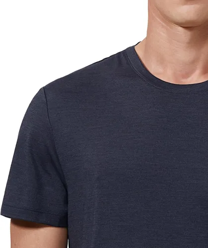 Vista 2 de Camiseta de lana merino y Coolmax Hybrid-Tech Baselayer, transpirable, de secado rápido, resistente al olor y duradera Gris oscuro