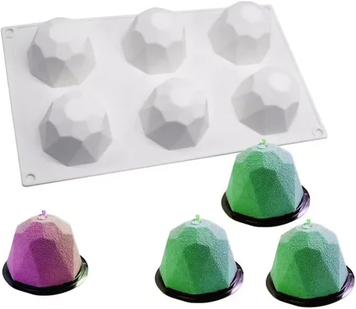 Vista 5 de Molde de silicona para mousse de bolas para hornear, moldes de chocolate de alta calidad, moldes para tartas, moldes de bomba, caramelo