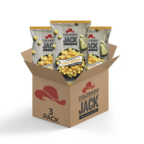 Vista 7 de Palomitas de maíz gourmet Colorado Jack: Mantequilla real y vainilla, cultivadas por agricultores, delicioso aperitivo, regalo sabroso - Sin jarabe