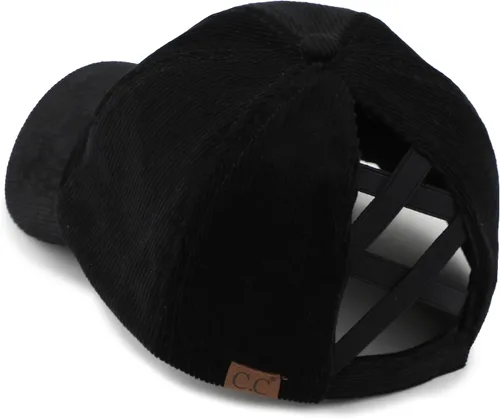 Vista 12 de Funky Junque - Sombrero de cola de caballo para mujer, gorra de béisbol con ajuste ajustable y cola de caballo alta cruzada para uso diario Paquete