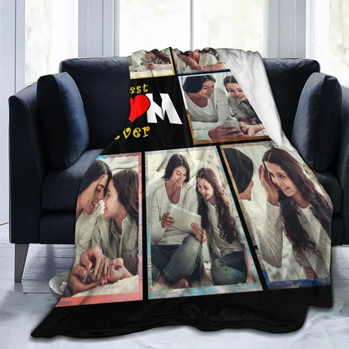Vista 59 de JCETUNO Regalos personalizados de San Valentín para él y ella, mantas personalizadas con foto, mantas de fotos personalizadas, mantas de fotos