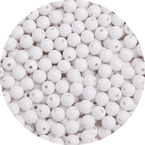 Vista 59 de BONNY BOXX 2000 piezas 4 mm cuentas redondas de acrílico de zafiro suave, bolas de plástico de chicle de burbujas, cuentas gruesas de bolas