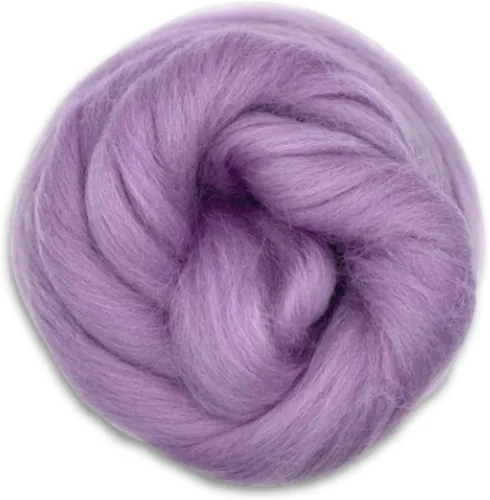 Vista 25 de Revolution Fibers Lana Corriedale teñida 8.2 onzas de parte superior de lana peinada de primera calidad 26 micras, 100% lana Corriedale pura