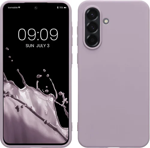 Vista 71 de kwmobile Funda compatible con Samsung Galaxy A12 - Funda protectora de silicona TPU suave y delgada - Azul Báltico
