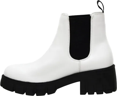 Vista 4 de CUSHIONAIRE Sasha - Botas Chelsea sin cordones para mujer espuma viscoelástica Negro