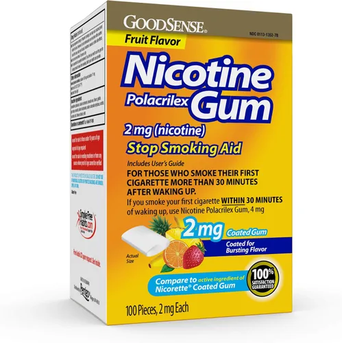 Vista 12 de GoodSense Pastilla de nicotina de 4 mg, reduce los antojos de nicotina y deja de fumar con una terapia de reemplazo de nicotina, 108