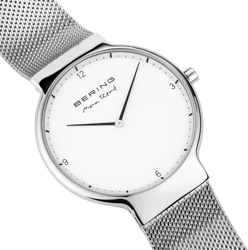Vista 2 de BERING Men Analog Quartz Max René Collection Watch with Stainless Steel Strap & Sapphire Crystal 15540-XXX