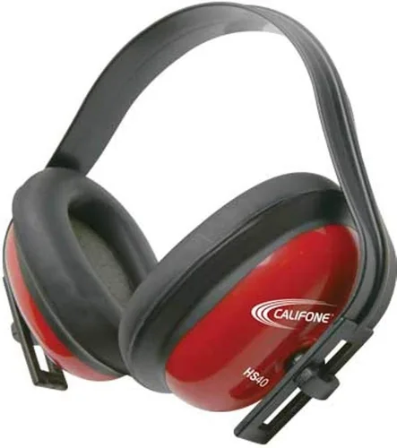 Vista 2 de Califone HS40 - Protector auditivo seguro para la audición, correa de polipropileno resistente, diadema ajustable, auriculares de plástico ABS