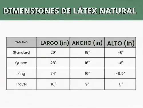 Vista 4 de All Natural almohada de látex con cubierta de algodón orgánico