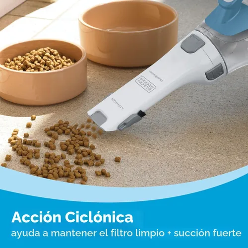 Vista 8 de Aspiradora de mano inalámbrica de litio Black + Decker CHV1410L de 16 V