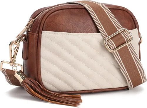 Vista 12 de lola mae Bolso bandolera acolchado, bolso de hombro de diseño moderno Shoulder Purse