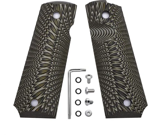 Vista 5 de 1911 G10 Grips Tamaño Completo Gobierno/Comandante Ambi Safety Cut