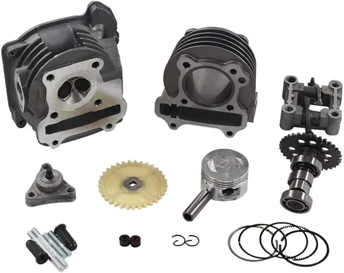 Vista 2 de Kits de reconstrucción de cilindro GY6 Trkimal 100cc de gran calibre para válvula de 64mm 49CC 50CC 139QMB, motor de ciclomotor scooter 50mm, set