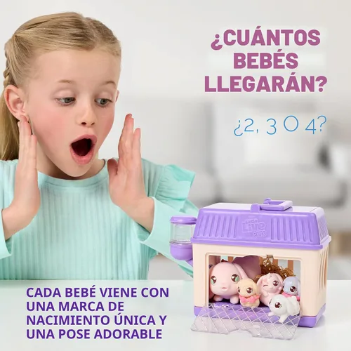 Vista 3 de Little Live Pets Mama Surprise Minis Bunny revela 2-4 bebés