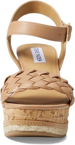 Vista 2 de Steve Madden Darling Sandalia de cuña Nude 7.5 M, Desnudo