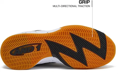 Vista 5 de AND1 Turnaround - Tenis de baloncesto para hombre, para interiores o exteriores, para calle o cancha, tallas 7-16