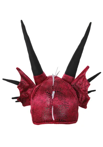 Vista 5 de Accesorio de Disfraz Sombrero de Dragón Suave con Cuernos Multicolor