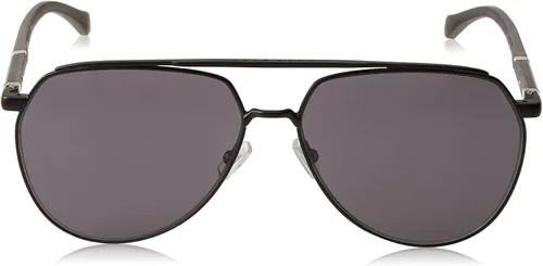 Vista 2 de Hugo Boss BOSS 1130S Matte NegroGris 6114145 hombres Gafas de sol