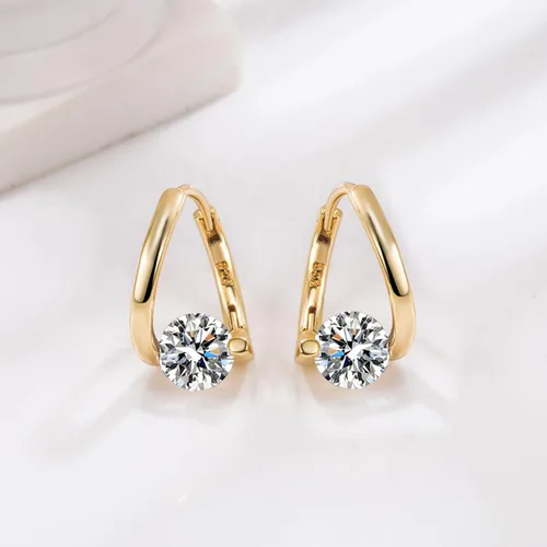 Vista 6 de Lymphatic Earrings for Women Halolux Histone Lymphvity Germanium Drainage Earrings Magnetotherapy Rhinestone Hoop Earrings Jewelry Gifts