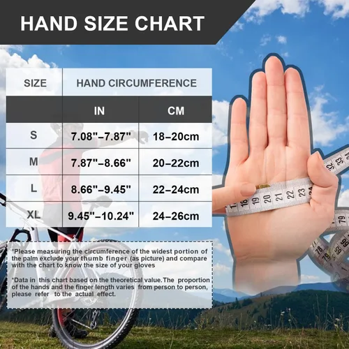 Vista 6 de Souke Sports Guantes de ciclismo para bicicleta de carretera guantes acolchados de medio dedo guantes de ciclismo transpirables que absorben