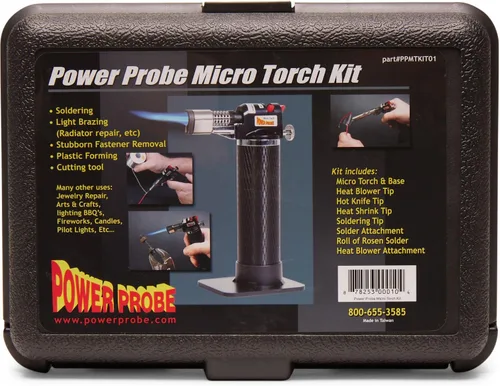 Vista 2 de Power Probe PPMTKIT01 - Kit de micro antorcha, color negro