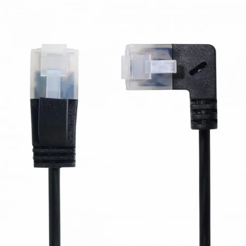 Vista 12 de cablecc Cable giratorio macho CAT6 UTP macho a macho RJ45 8P8C 1000Mbps para red LAN Ethernet 25CM
