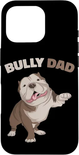 Vista 20 de American Bully Dad Dog Owner Father Funny Men Case for iPhone 17