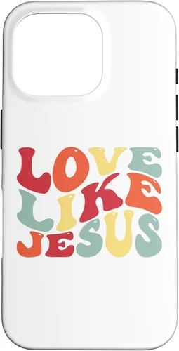Vista 20 de Funda bíblica cristiana para iPhone 12 Pro Max Love Like Jesus