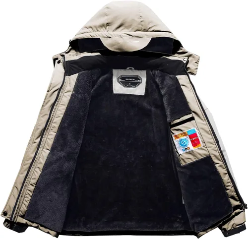 Vista 3 de Chaqueta de esquí impermeable para mujer con capucha