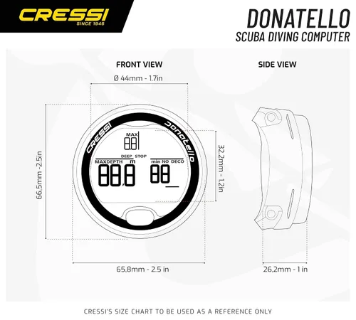 Vista 5 de Cressi Donatello, Negro/Negro