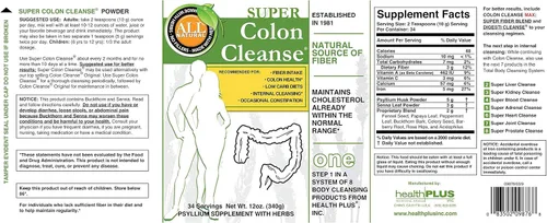 Vista 3 de Health Plus Super Colon Cleanse - Limpieza de 10 días - Detox, sin gluten, sin lácteos, ingredientes herbales naturales (más de 1 limpieza, 12 onzas)