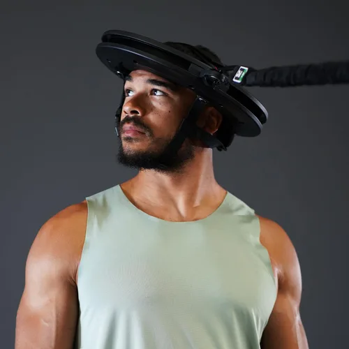 Vista 15 de Iron Neck Resistance Band, Durable Exercise Band with Steel Carabiners for Neck Training, Strength Workouts, Stretching, and Rehab