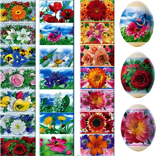 Vista 9 de Lote 3 Ucrania Termoencogible Manga Decoración Huevo de Pascua Envolturas Pysanka Set - para 21 Huevos de Pascua (juego # 1)