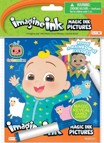 Vista 7 de Bulk Mess Free Toddler Imagine Inks Set - 6 libros surtidos de actividades para colorear sin ensuciar Bluey, Cocomelon, Thomas the Train, LOL