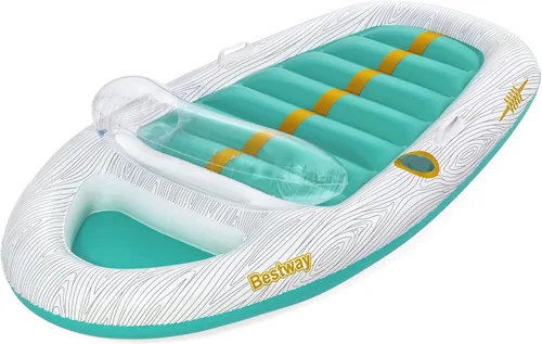 Vista 12 de Bestway H2OGO! Flotadores de piscina de felpa de lujo Salones individuales y dobles y tumbonas para adultos