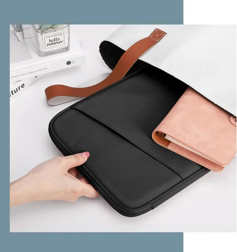 Vista 8 de TiMOVO Funda para portátil de 13 pulgadas para MacBook Neo, color negro