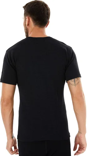 Vista 4 de Merino Wool Undershirt for Men 185 Lightweight Base Layer Men's Crewneck T-Shirt, 100% Merino Wool