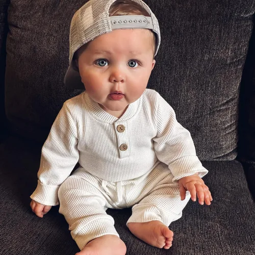Vista 7 de Sombrero personalizado para bebé, sombreros de bebé personalizados para niños y niños, gorra de camionero personalizada, gorra de béisbol para bebé