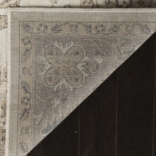 Vista 6 de SAFAVIEH Vintage Collection - Alfombra de pasillo de 2 pies 2 pulgadas x 6 pies, piedra y ratón, diseño oriental tradicional de viscosa envejecida