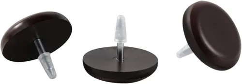 Vista 8 de Furniture Glides Sliders-Furnigear PTFE (teflón) para mover patas de silla, deslizadores para alfombras y superficies de madera dura, mueve tus