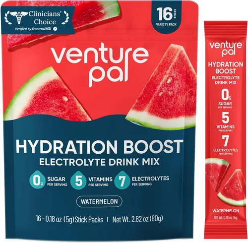 Vista 12 de Venture Pal Paquetes de electrolitos en polvo sin azúcar, aptos para dieta Variedad V1